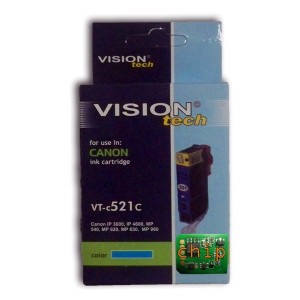 Canon CLI-521C cyan 10ml, Vision Tech kompatibil