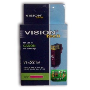 Canon CLI-521M magenta 10ml, Vision Tech kompatibil