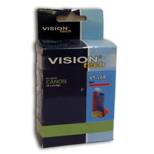 Canon BCI-6R red 14ml, Vision Tech kompatibil