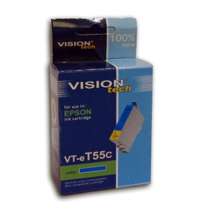 Epson T055-2 cyan 16ml, Vision kompatibil