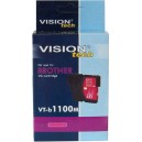 Kompatibilné s Brother LC-1100M Vision, magenta 13ml