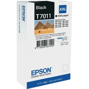 Atramentová kazeta Epson T7011, black