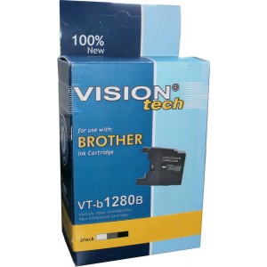 Brother LC-1280Bk black 28,5ml, Vision Tech