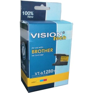 Brother LC-1280Y yellow 19ml, Vision Tech