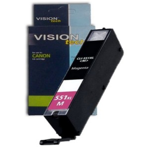 Canon CLI-551M XL magenta 15ml, Vision Tech kompatibil