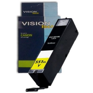 Canon CLI-551Y XL yellow 15ml, Vision Tech kompatibil