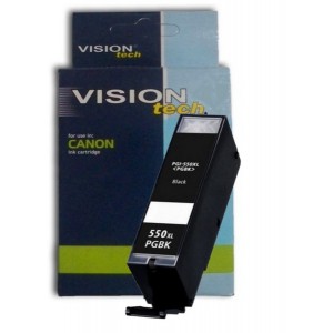 Canon PGI-550Bk XL black 25ml, Vision Tech kompatibil