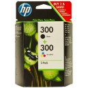 Multipack HP 300 (black) + HP 300 (color) CN637EE