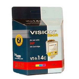 HP 14C, color 23ml, Vision Tech kompatibilné 