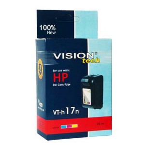 HP 17, color 30ml, Vision Tech kompatibilné