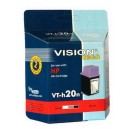 Kompatibilné s HP 20, Vision Tech, black 40ml