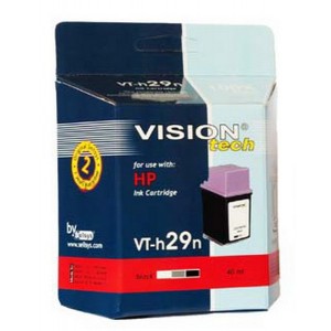 HP 29, black 42ml, Vision Tech kompatibilné