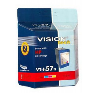 HP 57, color 17ml,  Vision Tech kompatibilné