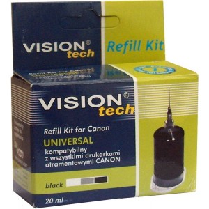 RefillSet Vision Canon Univerzál, 20ml black